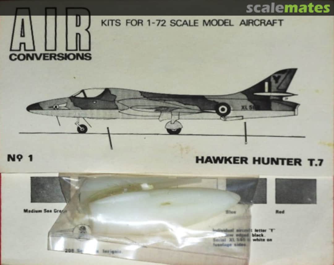 Boxart Hawker Hunter T.7 1 Air Conversions Boxart Hawker Hunter T.7 1 Air Conversions