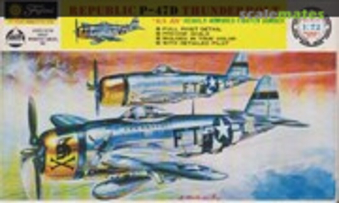 1:72 Republic P-47D Thunderbolt (Fujimi-AHM FC-10-50)