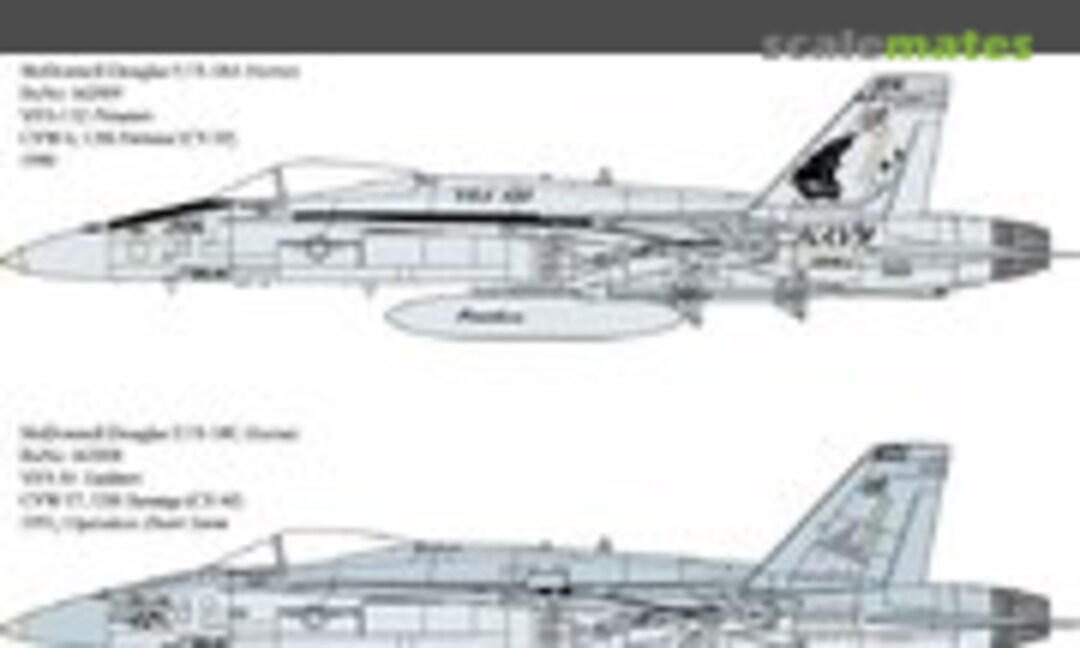 1:48 48057 Decals F-18A F-18C Hornet VFA-81 VFA-132 (CAM 48057) 48057