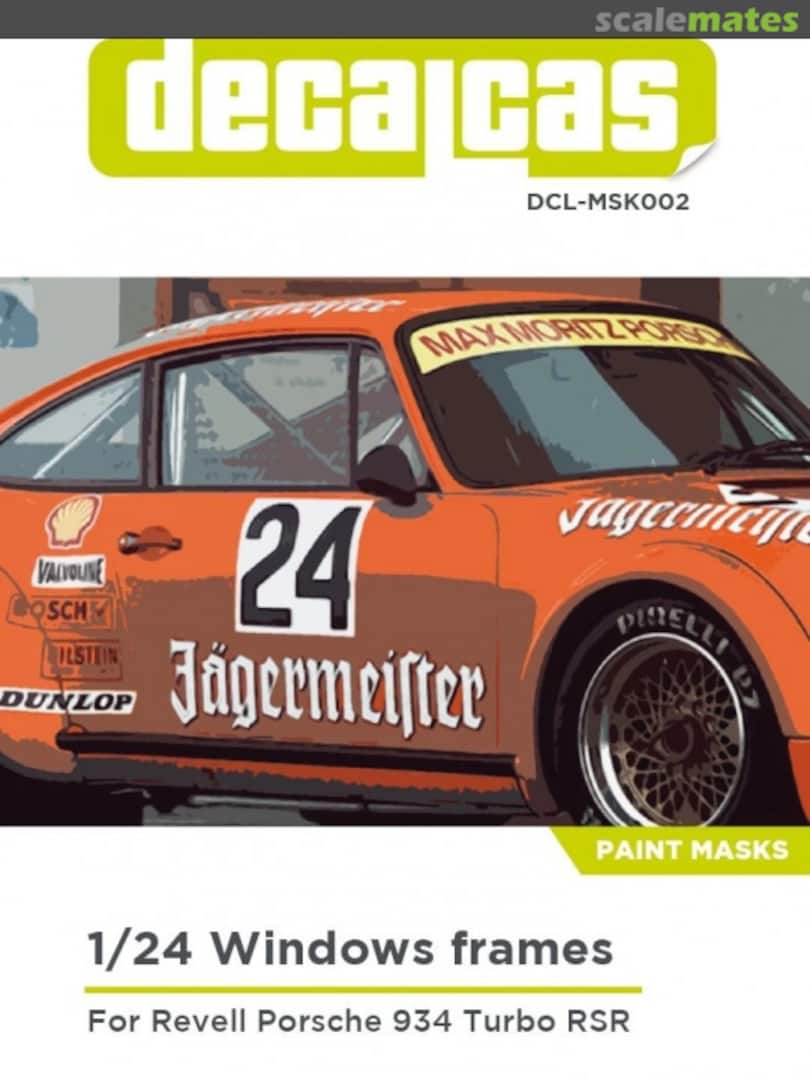 Boxart Porsche 934 Turbo RSR Group 4 DCL-MSK002 Decalcas Boxart Porsche 934 Turbo RSR Group 4 DCL-MSK002 Decalcas
