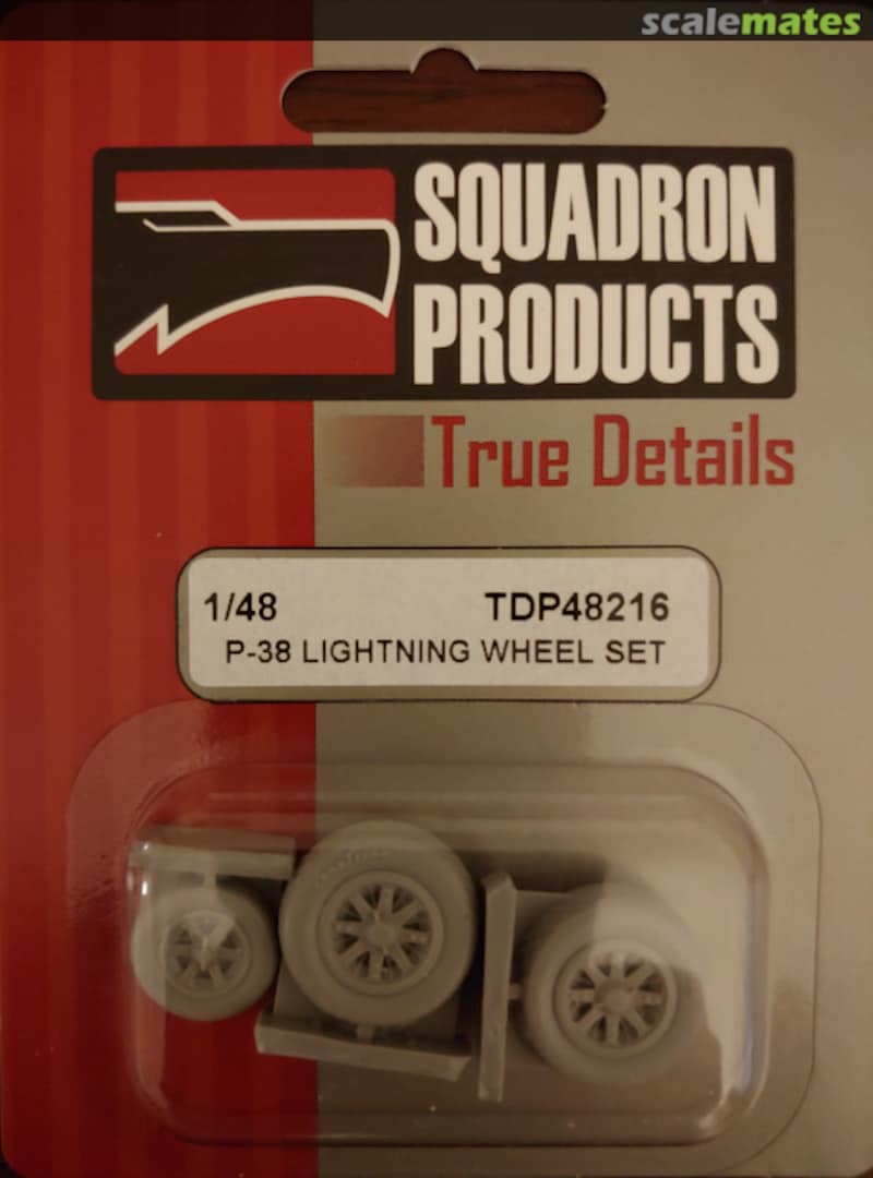 Boxart P-38 LIGHTNING WHEEL SET TDP48216 True Details Boxart P-38 LIGHTNING WHEEL SET TDP48216 True Details