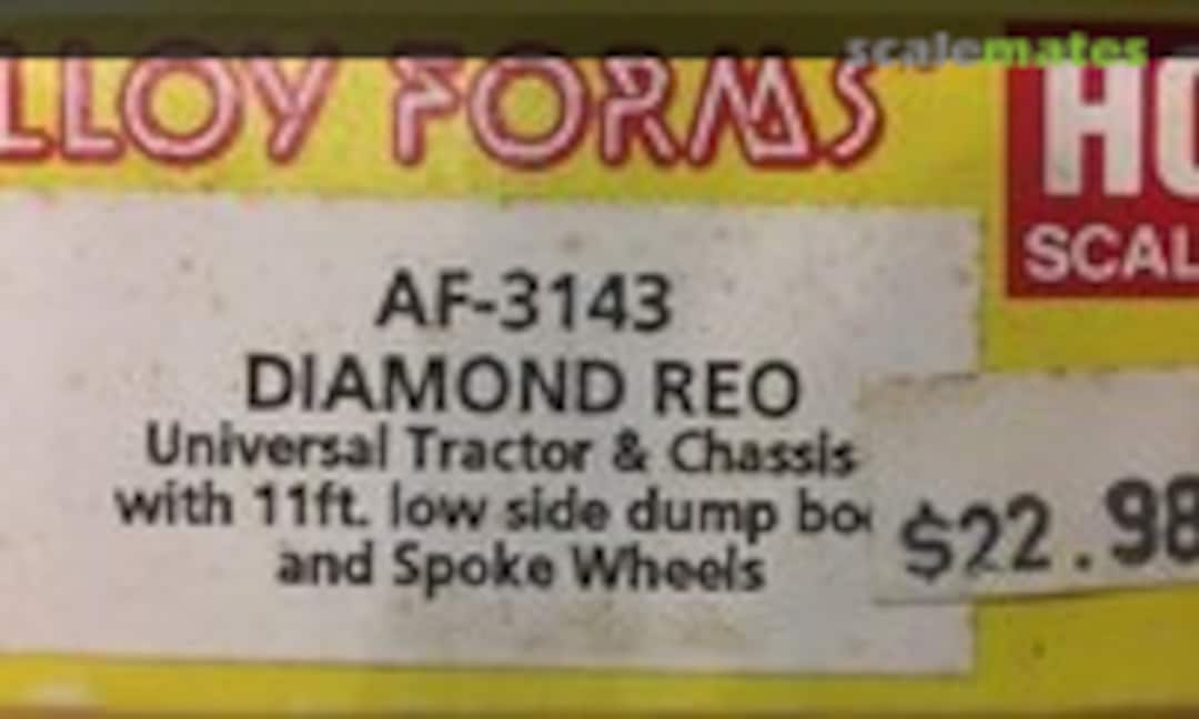 1:87 DIAMOND REO TRACTOR &amp; CHASSIS (Alloy Forms AF-3143)