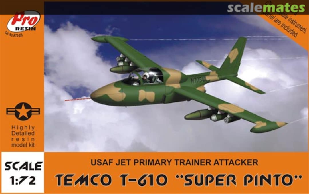 Boxart Temco T-610 "Super Pinto" R72-034 Pro Resin Boxart Temco T-610 "Super Pinto" R72-034 Pro Resin