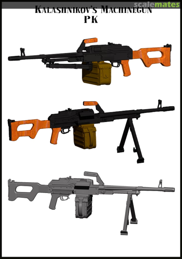 Boxart Kalashnikov's Machine Gun PK EMA-35017 Evolution Miniatures