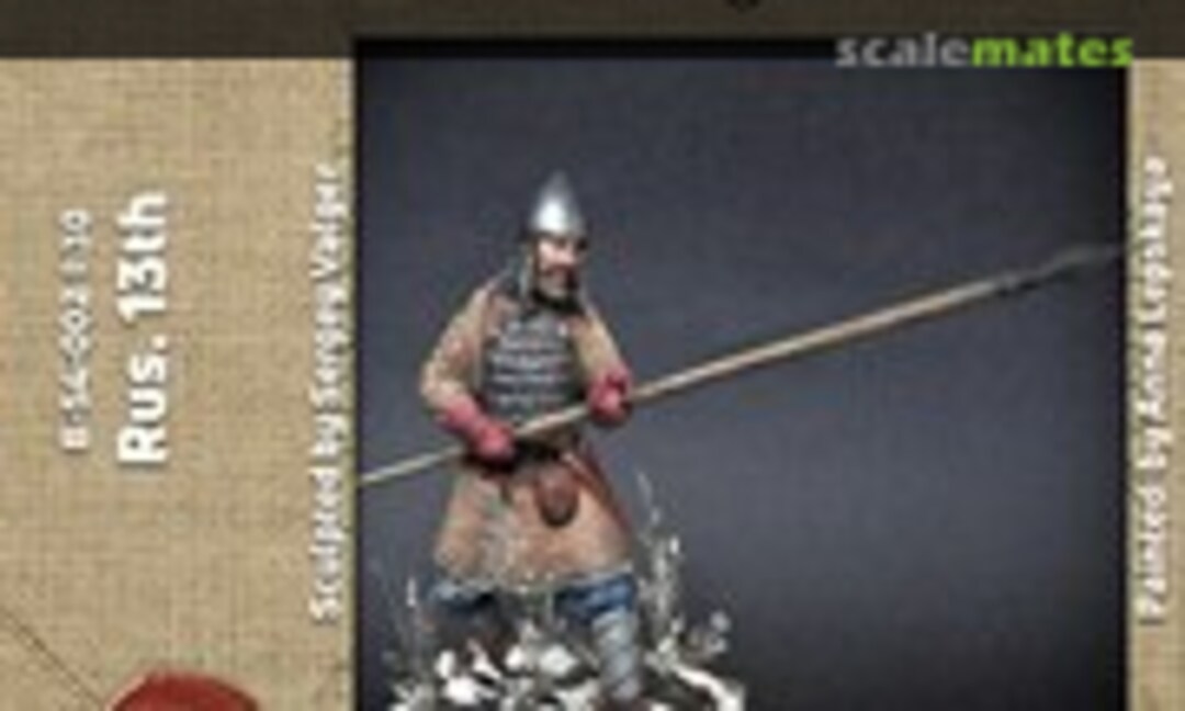 54mm Russian Spearman (Medieval Forge Miniatures B-54-002) B-54-002