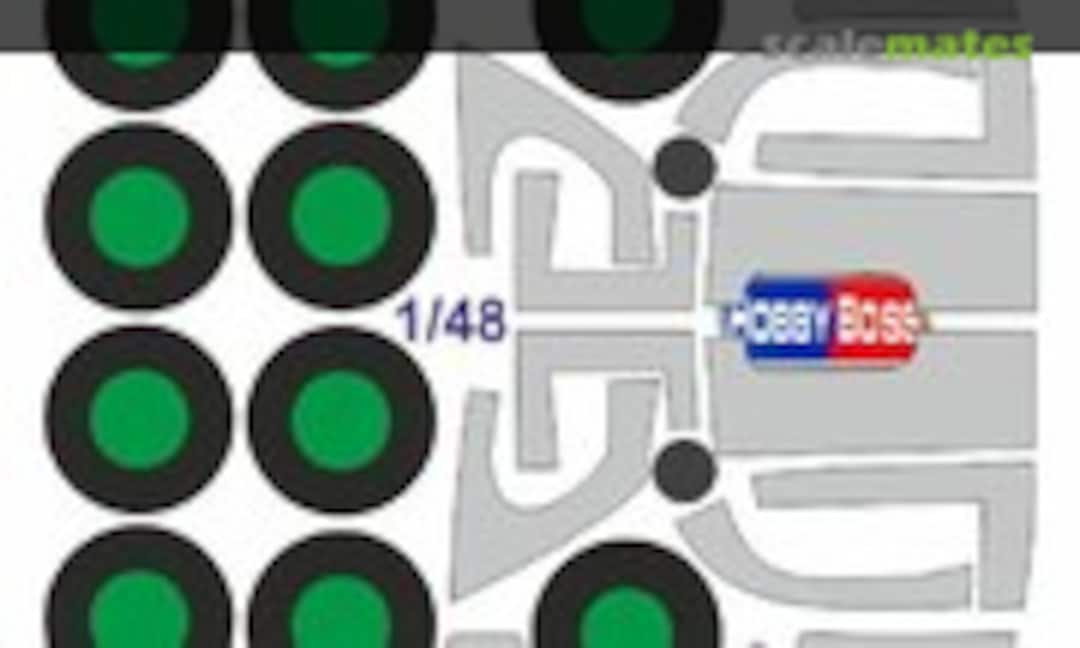 1:48 MV-22 paint masks (KAV models KAV M48 056) KAV M48 056