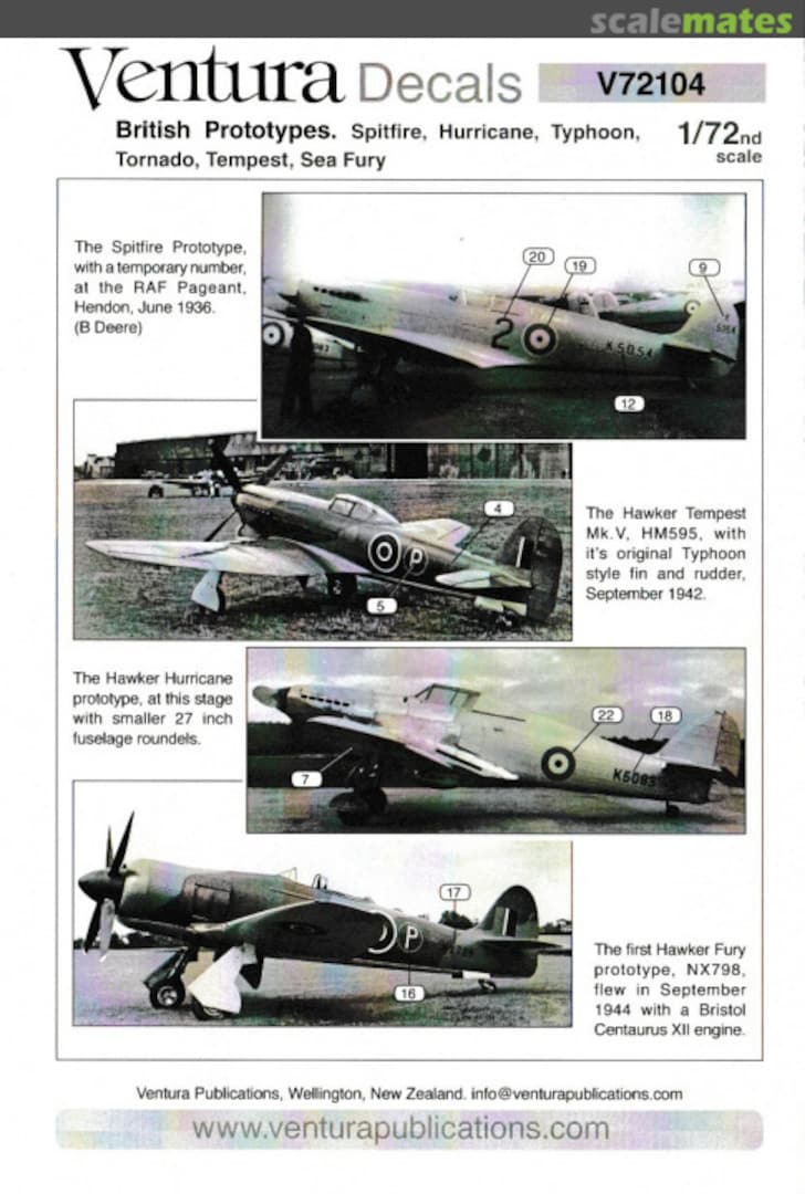 Boxart British Prototypes. V72104 Ventura Boxart British Prototypes. V72104 Ventura