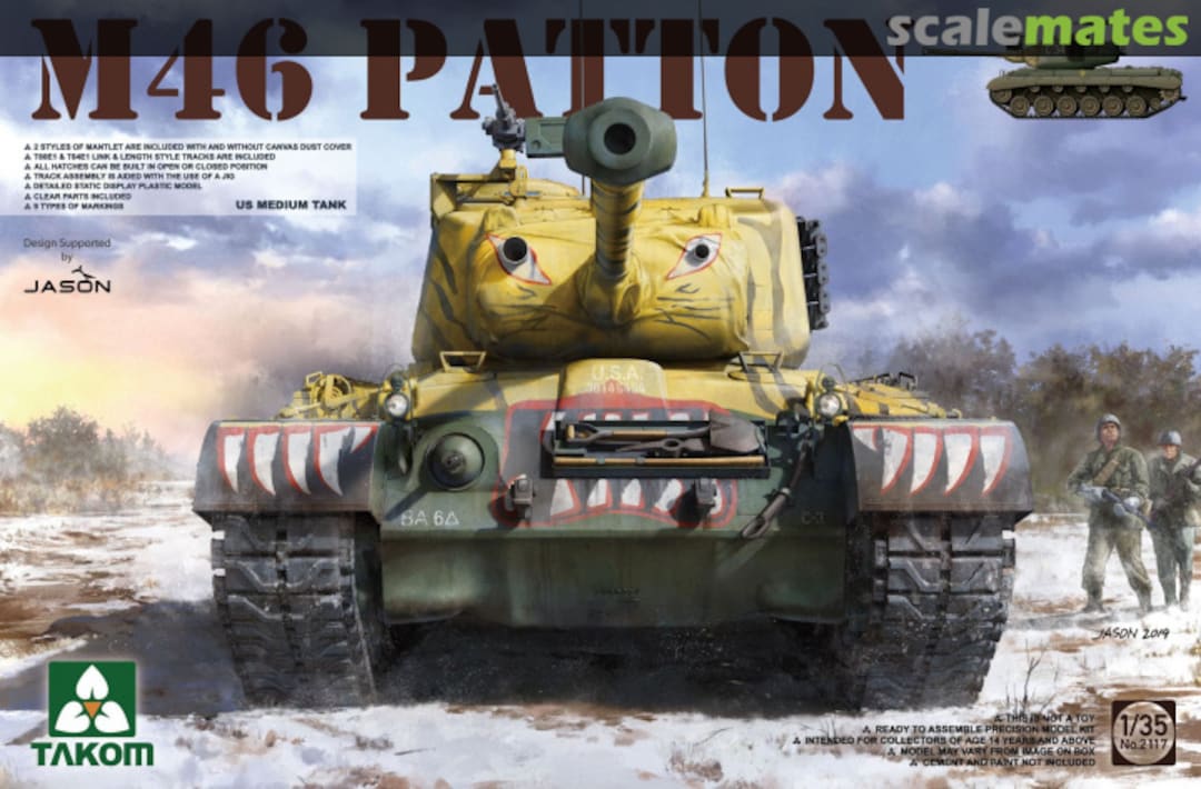 Boxart M46 Patton 2117 Takom Boxart M46 Patton 2117 Takom