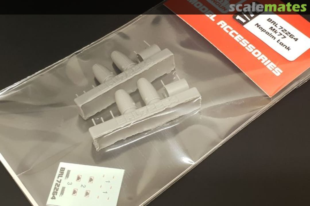 Boxart Mk77 napalm tank BRL72264 Brengun Boxart Mk77 napalm tank BRL72264 Brengun