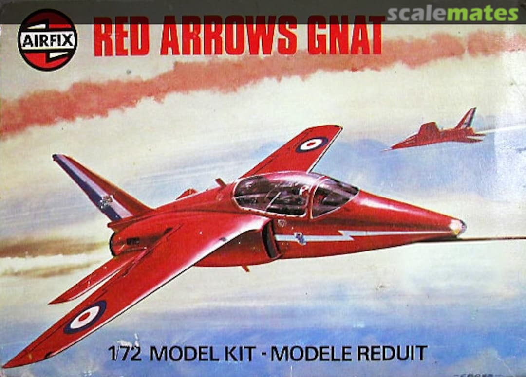 Boxart Red Arrows Gnat 01036-2 Airfix Boxart Red Arrows Gnat 01036-2 Airfix