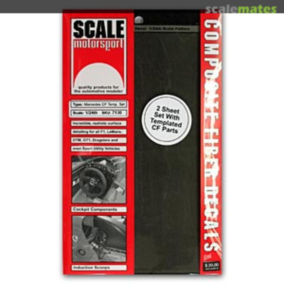 Boxart Mercedes-Benz CLK DTM 7130 Scale Motorsport Boxart Mercedes-Benz CLK DTM 7130 Scale Motorsport