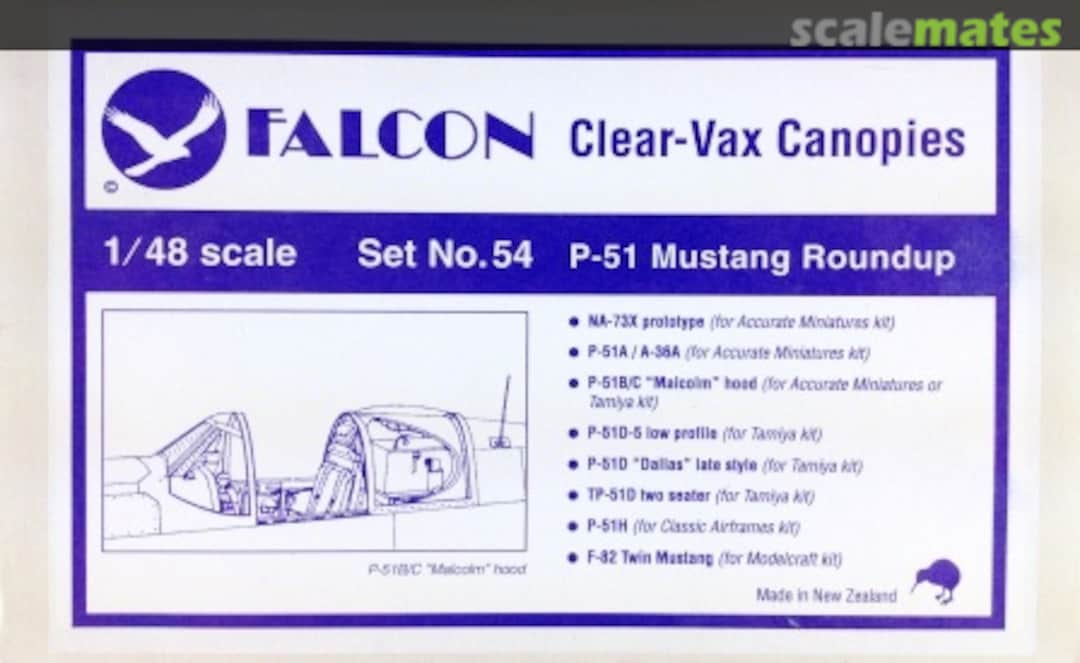 Boxart P-51 Mustang Roundup No.54 Falcon Boxart P-51 Mustang Roundup No.54 Falcon