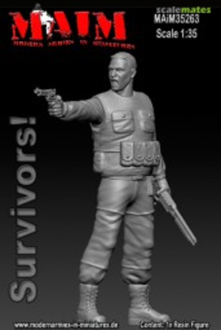 Boxart Survivor with Shotgun and colt MAIM35263 MAiM