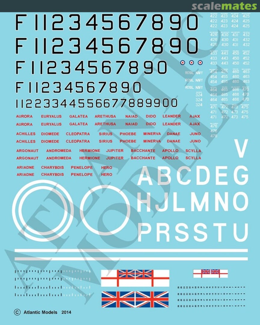 Boxart Royal Navy Leander Class Frigates ATDec 04 Atlantic Models Boxart Royal Navy Leander Class Frigates ATDec 04 Atlantic Models