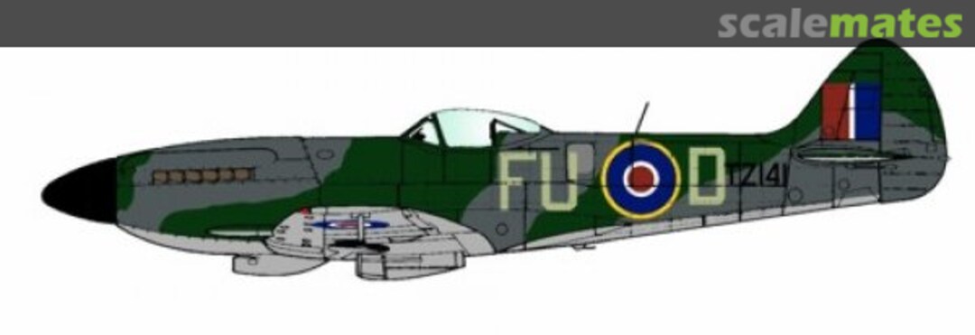 Boxart Spitfire Mk.XIVe TZ141, FU-D, 453 Sqn RAAF, Germany, 1945 RRD7220 Red Roo Models Boxart Spitfire Mk.XIVe TZ141, FU-D, 453 Sqn RAAF, Germany, 1945 RRD7220 Red Roo Models