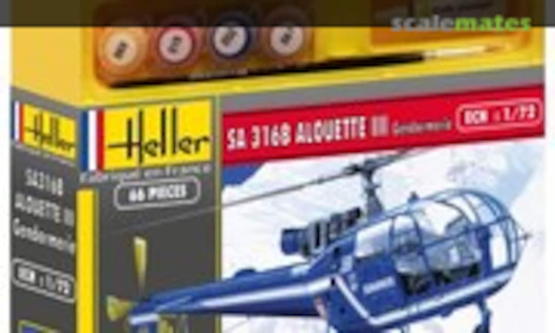1:72 SA 316B Alouette III `Gendarmerie` (Heller 50286)
