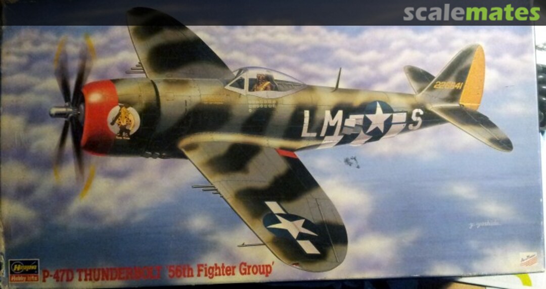 Boxart P-47D Thunderbolt '56th Fighter Group' 09250 Hasegawa Boxart P-47D Thunderbolt '56th Fighter Group' 09250 Hasegawa
