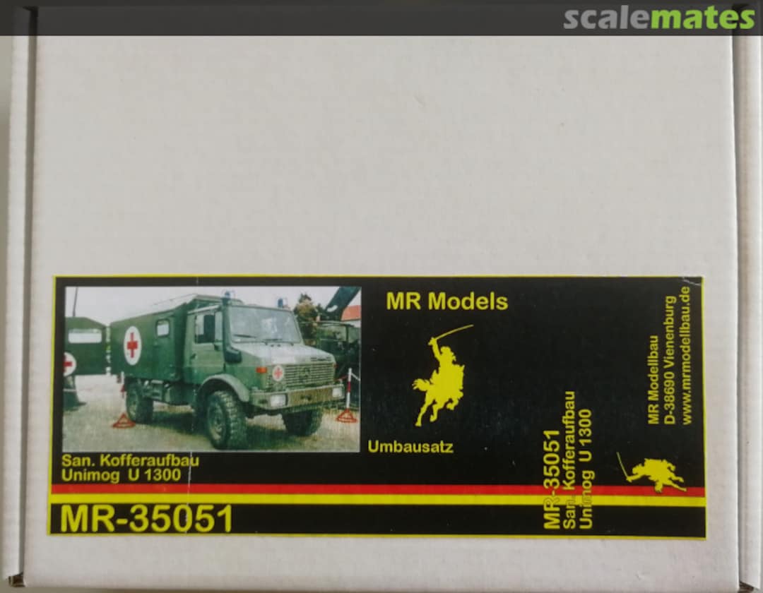 Boxart Unimog U1300L Ambulance MR-35051 MR Modellbau Boxart Unimog U1300L Ambulance MR-35051 MR Modellbau