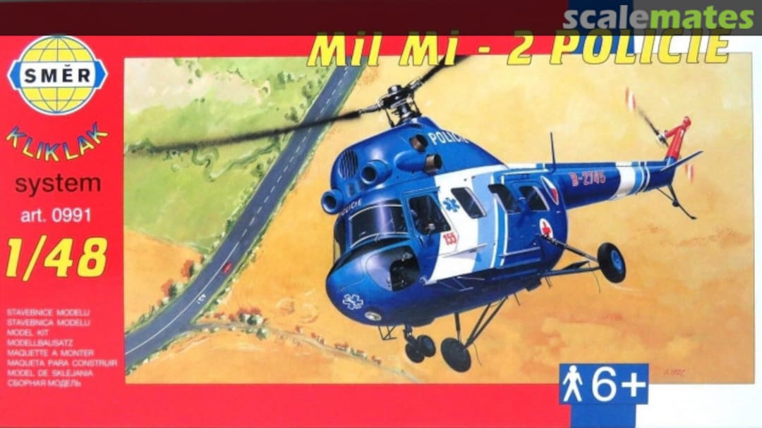 Boxart Mil Mi-2 Policie 0991 Směr Boxart Mil Mi-2 Policie 0991 Směr