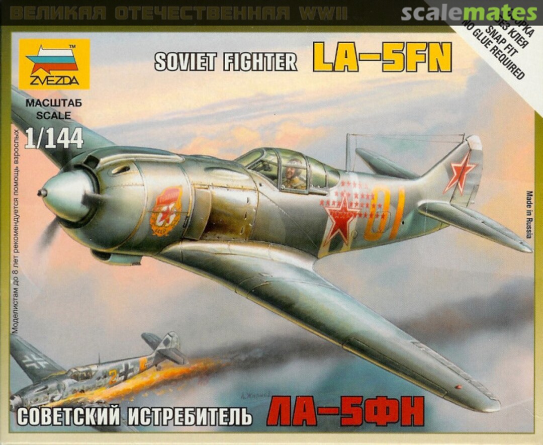 Boxart LA-5FN Soviet Fighter 6255 Zvezda Boxart LA-5FN Soviet Fighter 6255 Zvezda