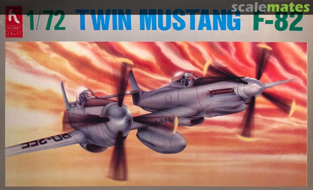 Boxart Twin Mustang F-82 HC1301 Hobbycraft Boxart Twin Mustang F-82 HC1301 Hobbycraft
