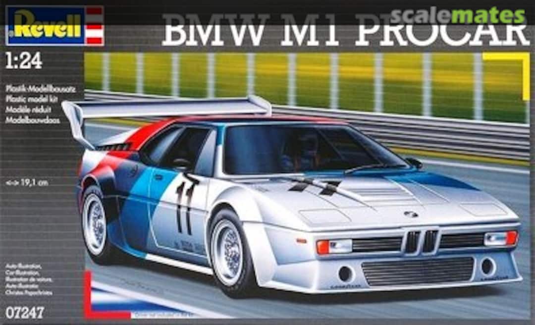 Boxart BMW M1 Procar 07247 Revell Boxart BMW M1 Procar 07247 Revell