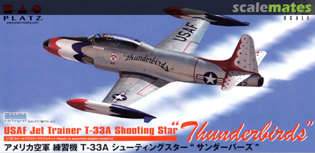Boxart T-33A Shooting Star "Thunderbirds" AC-52 Platz