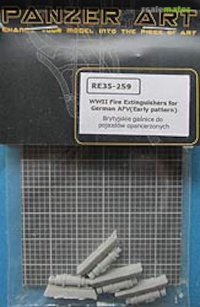 Boxart German WWII Fire Extinguishers for AFV (Early pattern) RE35-259 Panzer Art Boxart German WWII Fire Extinguishers for AFV (Early pattern) RE35-259 Panzer Art