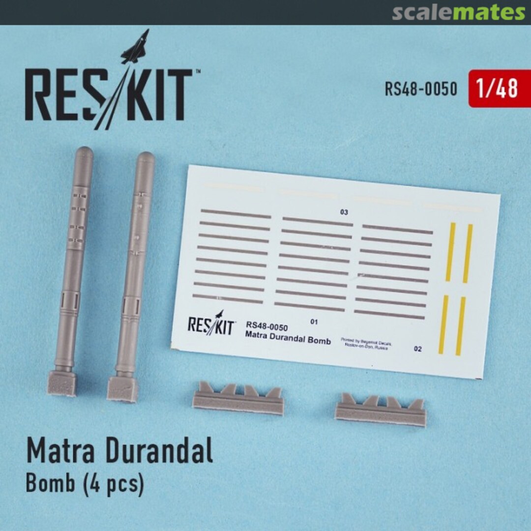 Boxart Matra Durandal Bomb (4 pcs) RS48-0050 ResKit Boxart Matra Durandal Bomb (4 pcs) RS48-0050 ResKit