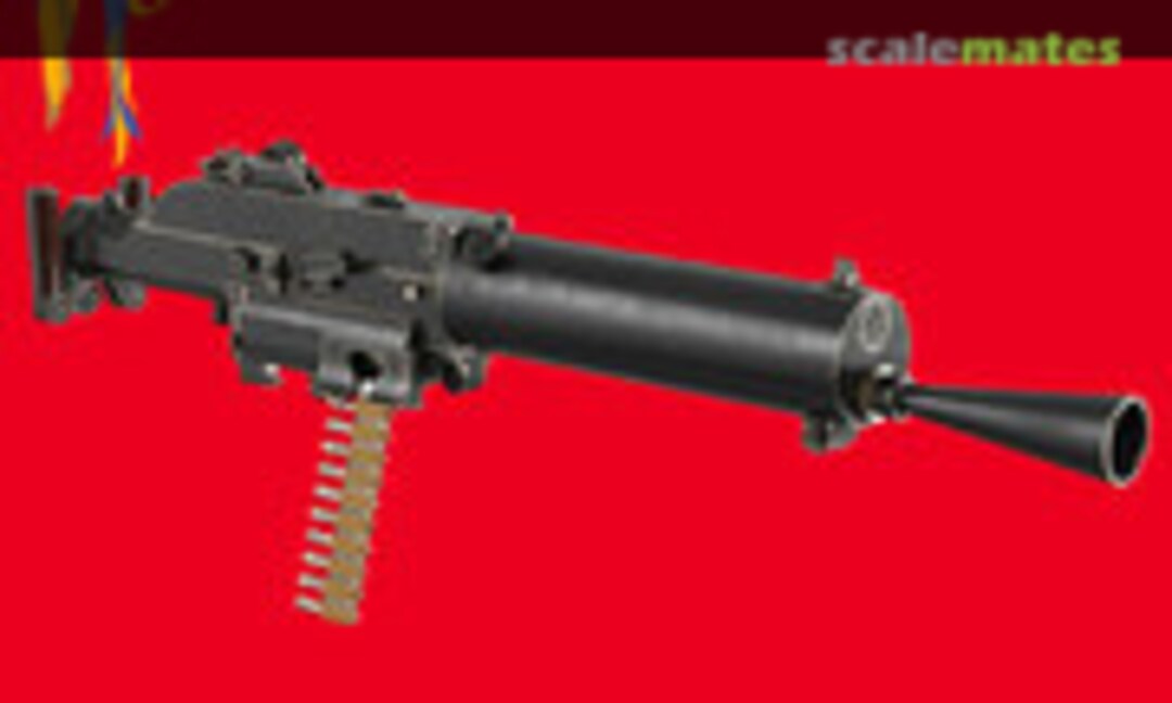 1:48 Schwarzlose 07-12 Full Jacked Machine Gun Set (2 pcs) (GasPatch Models 17-48107) 17-48107