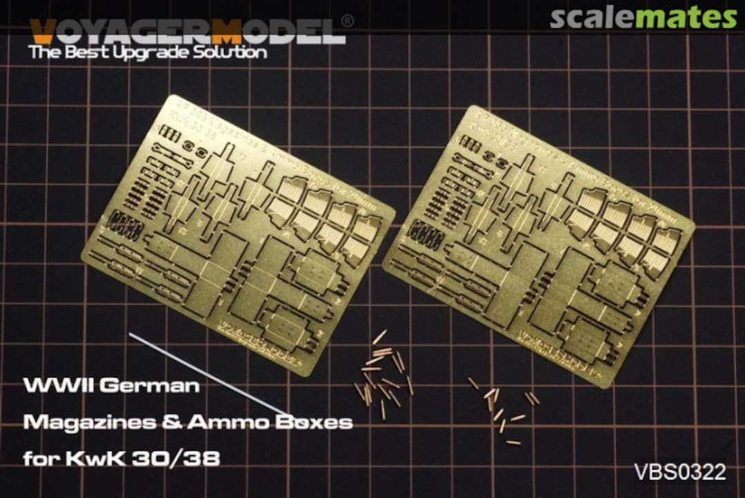 Boxart WWII German Magazines & Ammo Boxes for Kwk 30/38 VBS0322 Voyager Model Boxart WWII German Magazines & Ammo Boxes for Kwk 30/38 VBS0322 Voyager Model