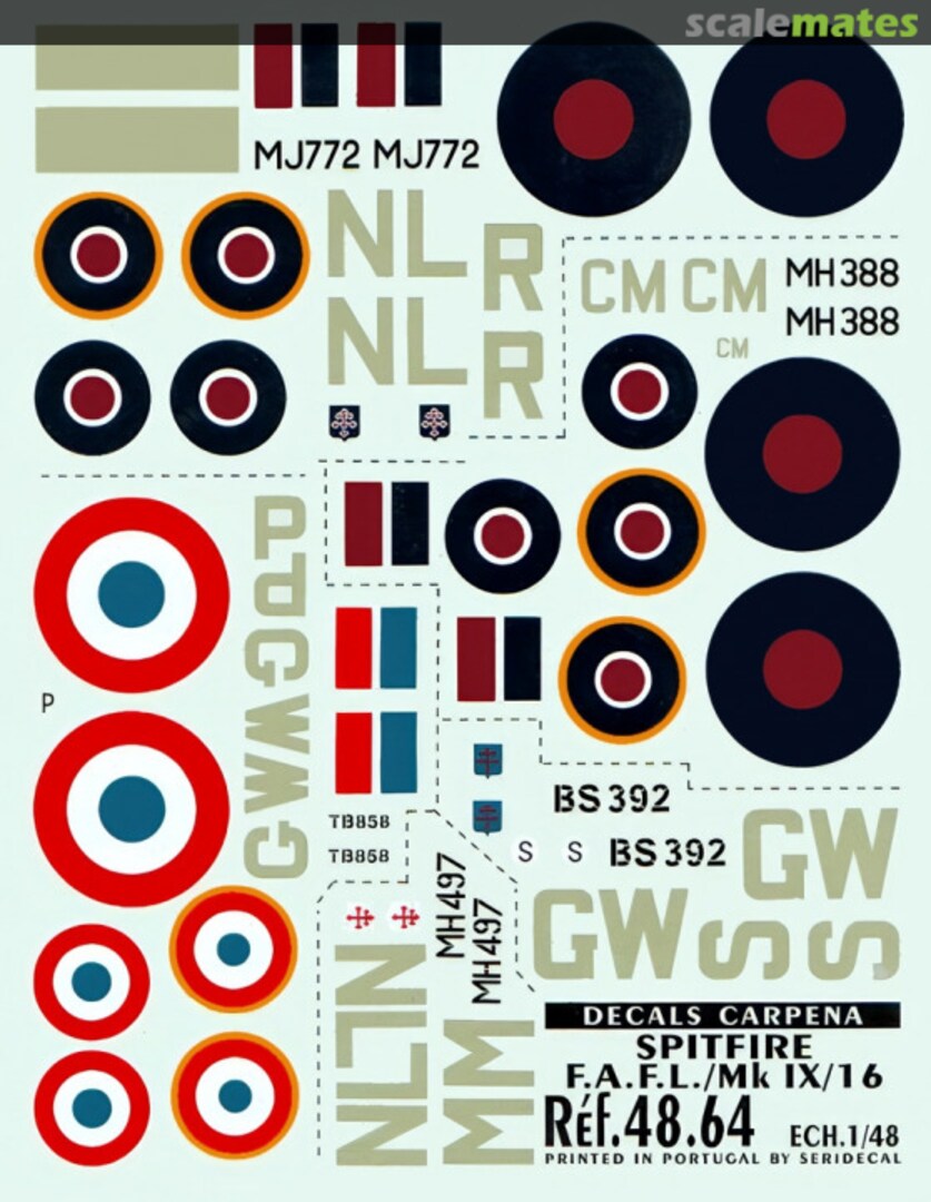 Boxart Supermarine Spitfire 48.64 Carpena Boxart Supermarine Spitfire 48.64 Carpena