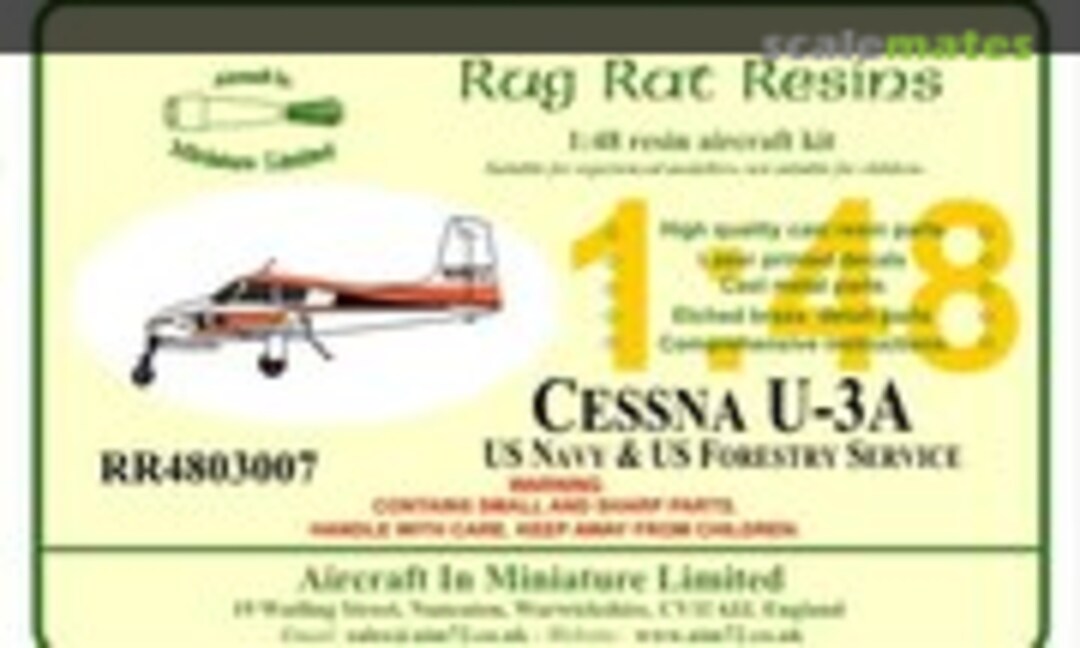 1:48 Cessna U-3A (Aircraft In Miniature Ltd RR4803007)