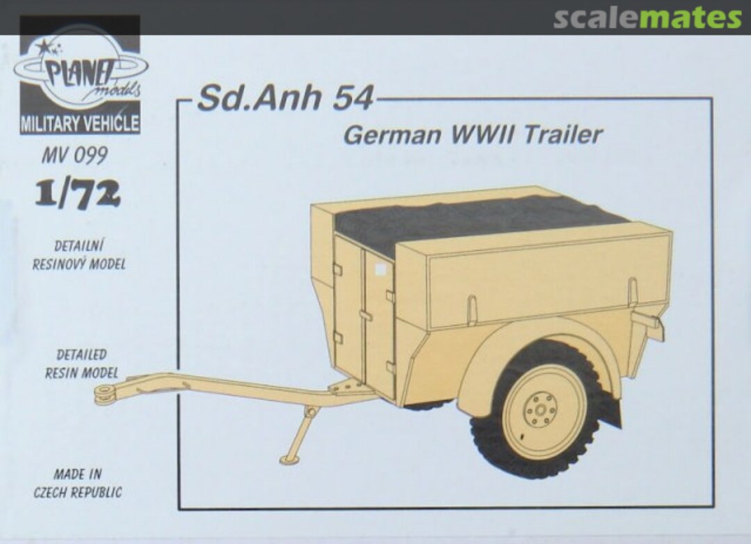 Boxart Sd.Anh 54 MV099 Planet Models Boxart Sd.Anh 54 MV099 Planet Models