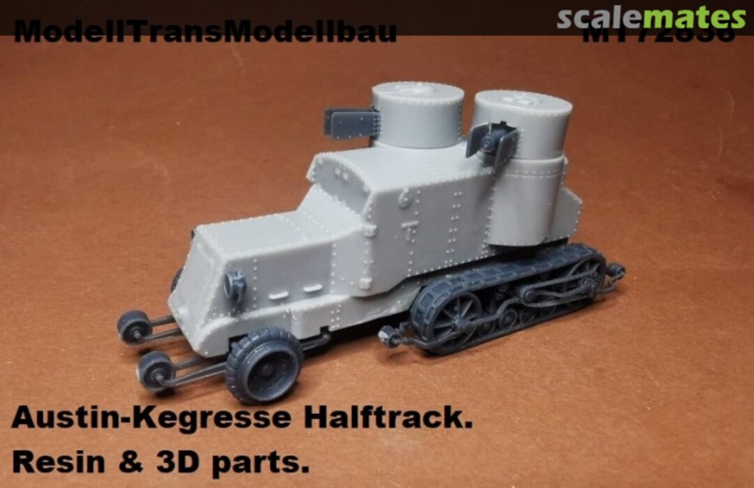 Boxart Austin-Kegresse Halftrack MT72836 Modell Trans Modellbau Boxart Austin-Kegresse Halftrack MT72836 Modell Trans Modellbau