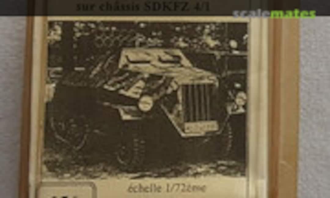 1:72 15 cm Panzerwerfer 42 sur chassis SDKFZ 4/1 (La Maquette Historique 156)