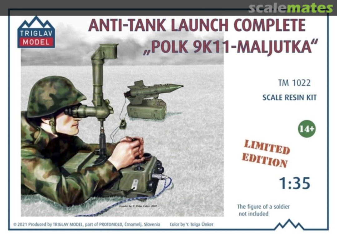 Boxart POLK 9K11 "Maljutka" TM 1022 Triglav model Boxart POLK 9K11 "Maljutka" TM 1022 Triglav model