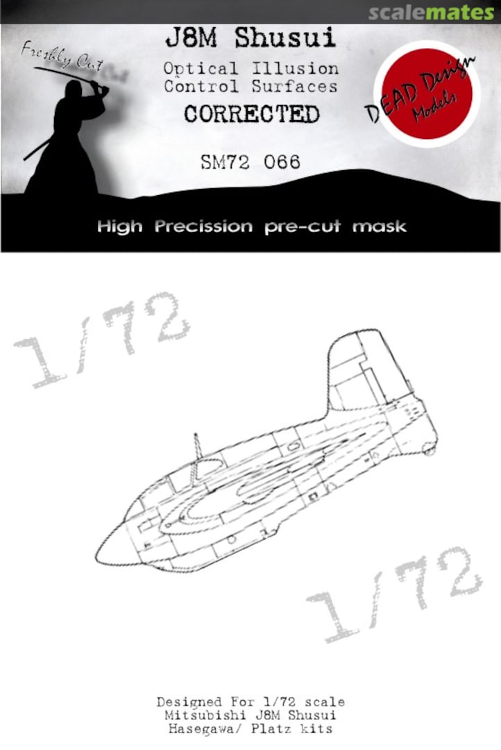 Boxart J8M Shusui - Optical Illusion Control Surfaces (CORRECTED) SM72066 DEAD Design Models Boxart J8M Shusui - Optical Illusion Control Surfaces (CORRECTED) SM72066 DEAD Design Models