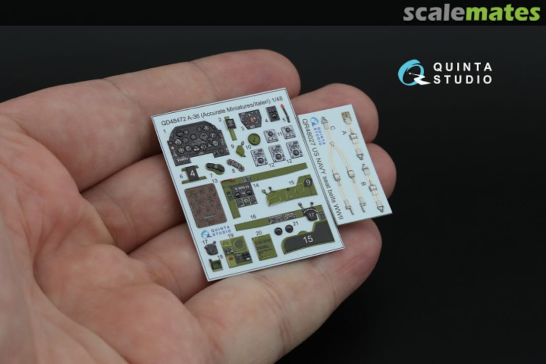 Contents A-36 Apache interior 3D decals QD48472 Quinta Studio Contents A-36 Apache interior 3D decals QD48472 Quinta Studio