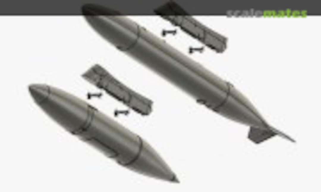 1:48 MB-339 Wing pylons & fuel tanks (Wolf 3D Resin Parts WOL481902) WOL481902