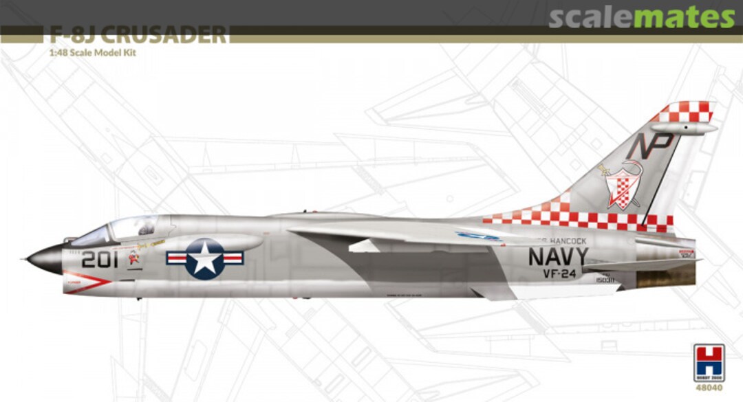 Boxart F-8J Crusader 48040 Hobby 2000