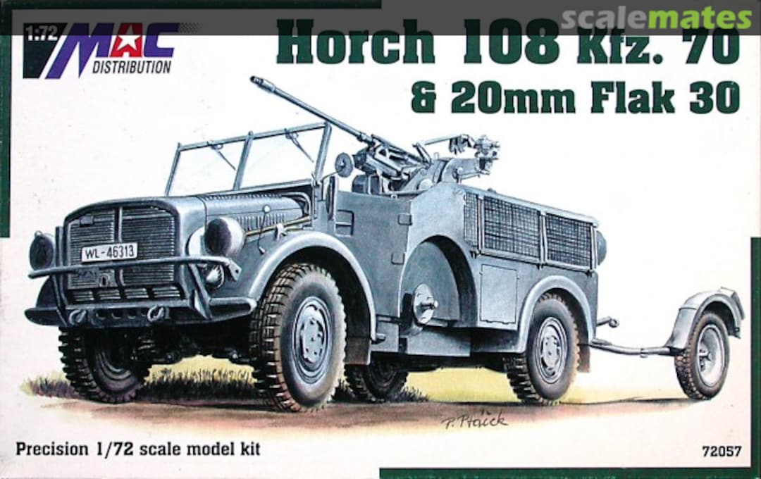 Boxart Horch 108 Kfz. 70 & 20mm Flak 30 72057 MAC Distribution