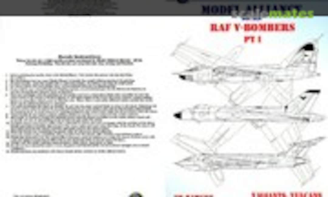 1:72 RAF V-Bombers Pt.I (Model Alliance MA-72178) MA-72178