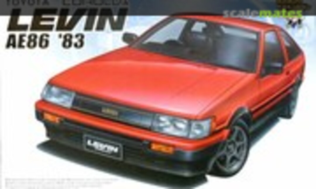1:24 Toyota Corolla Levin AE86 '83 (Aoshima 038703)