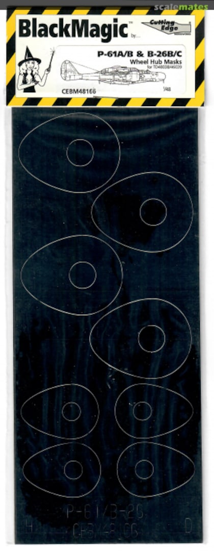 Boxart P-61B/C & B-26B/C Wheel Hub Masks CEBM48166 Cutting Edge Modelworks Boxart P-61B/C & B-26B/C Wheel Hub Masks CEBM48166 Cutting Edge Modelworks