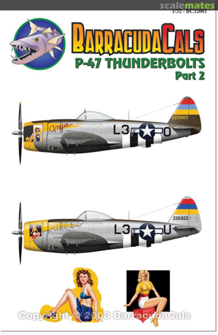 Boxart P-47 Thunderbolts - Part 2 BC32001 Barracuda Studios Boxart P-47 Thunderbolts - Part 2 BC32001 Barracuda Studios