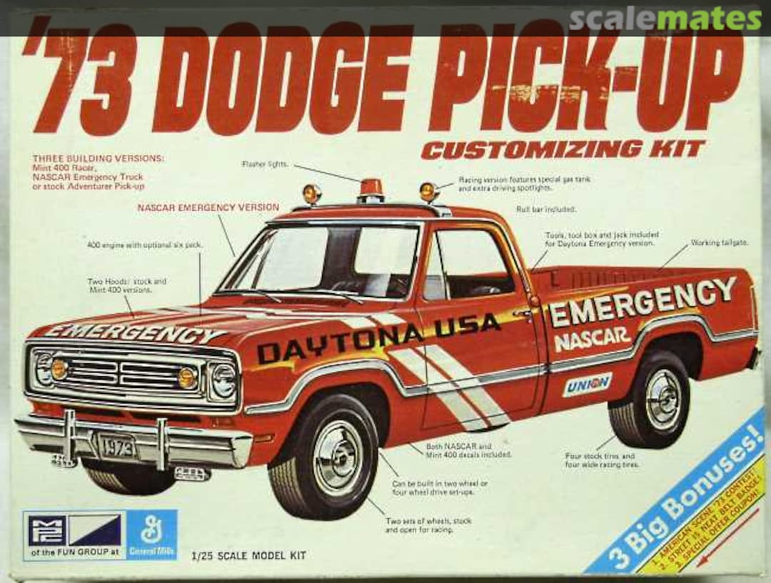 Boxart 73 Dodge pick-up 1-7309 MPC Boxart 73 Dodge pick-up 1-7309 MPC