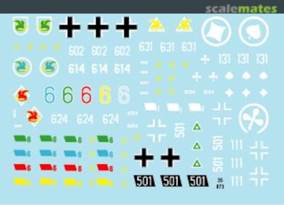 Boxart Pz.Kpfw.III Ausf H and J 35-873 Star Decals Boxart Pz.Kpfw.III Ausf H and J 35-873 Star Decals