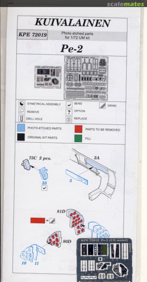 Boxart Petlyakov Pe-2 KPE 72019 Kuivalainen