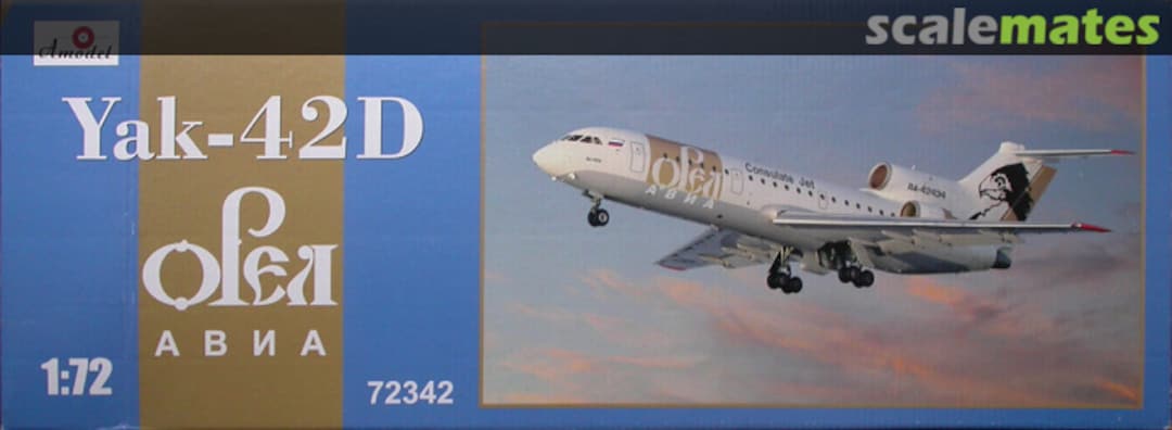 Boxart Yak-42D 72342 Amodel